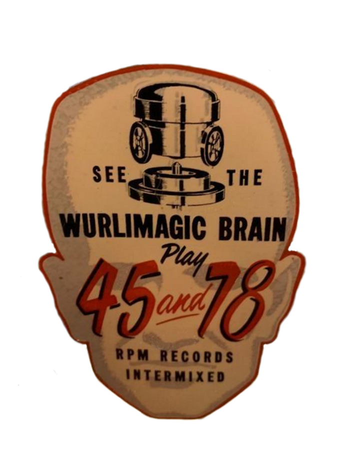 Wurlitzer Wurlimagic Brain Decal
