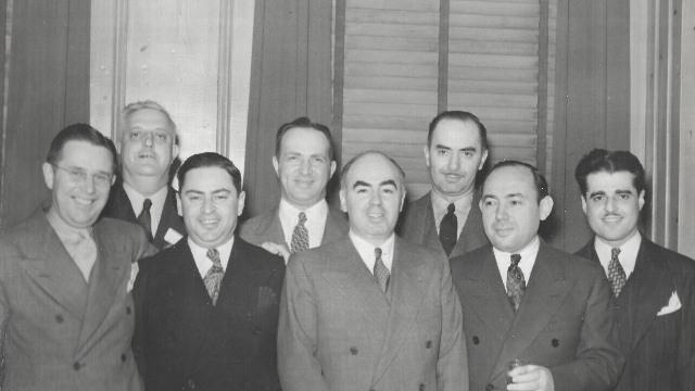 Buckley Music System Executives, Pat Buckley 3rd from the left