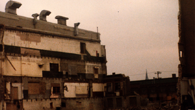 Partly demolition of the Seeburg Factory in 1981